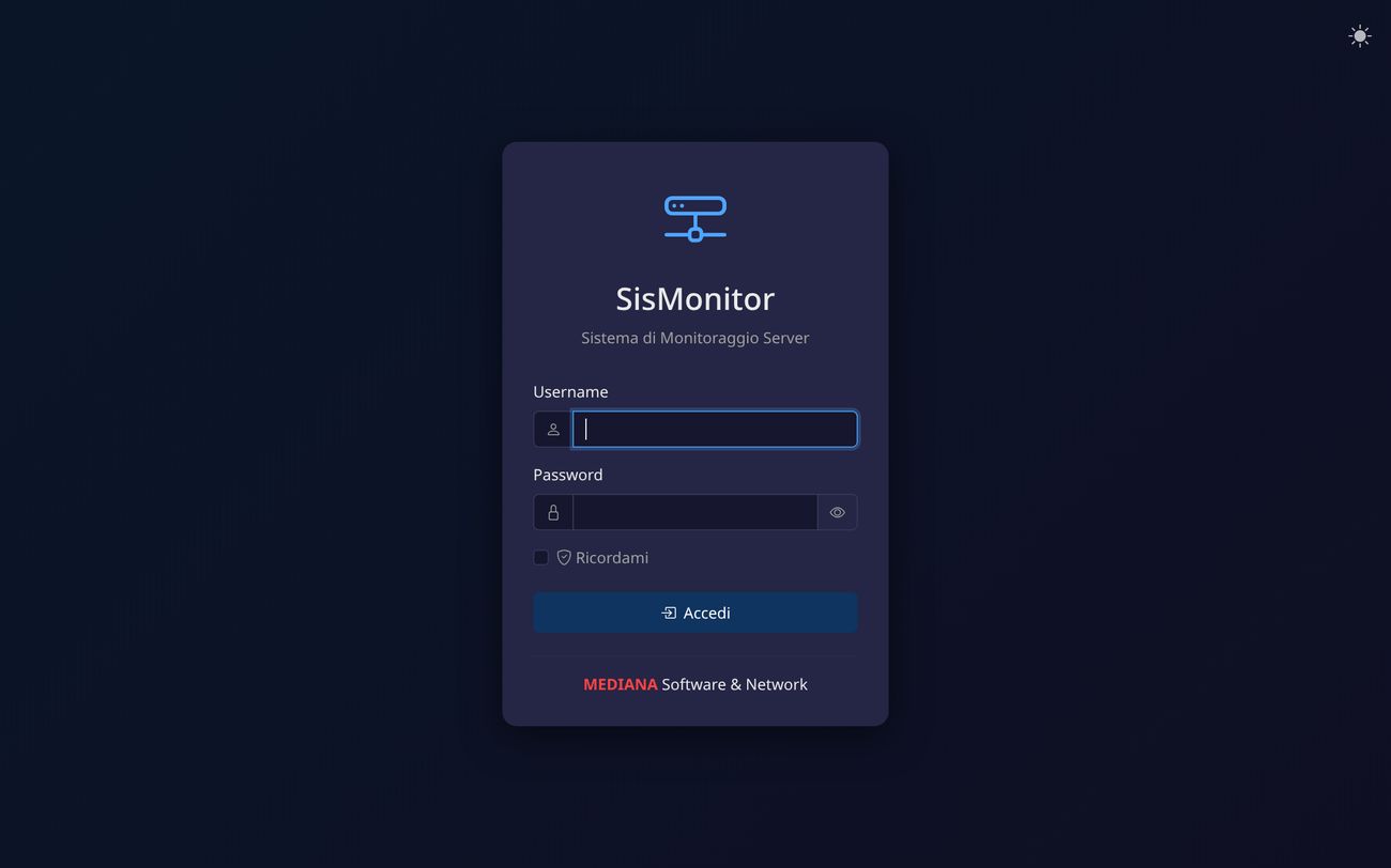Sismonitor: Accesso sicuro